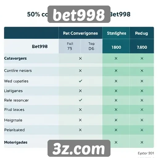 Comparativo entre bet998 e concorrentes no mercado