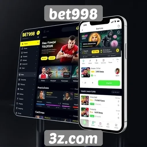 Avaliação da interface de usuário do bet998