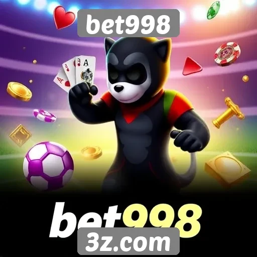 Variedade de jogos disponíveis no bet998